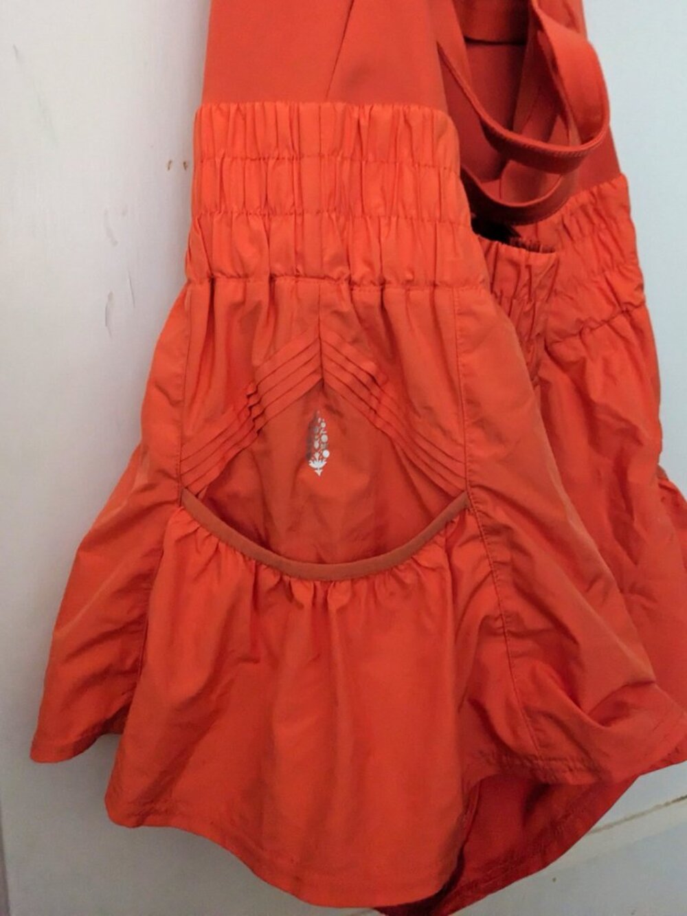 Free People Get Your Flirt On Shortsie Neon Coral Size M - Picture 8 of 10